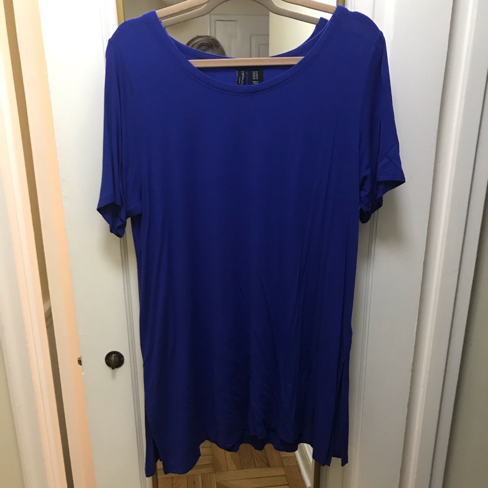 Cynthia Rowley royal blue tunic